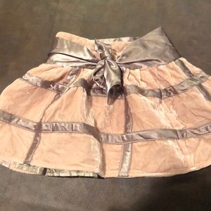 Elegant Kids Skirt in Pink and Gray